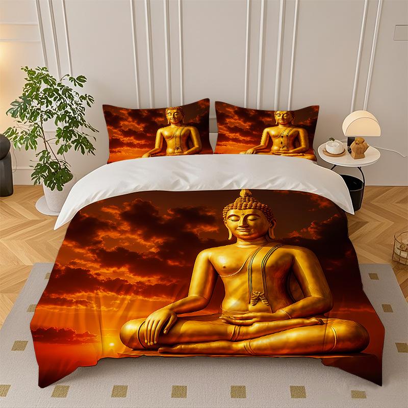 Quilt Cover Three-Piece Quilt Cover Set Home Textile Bed Sheet Set