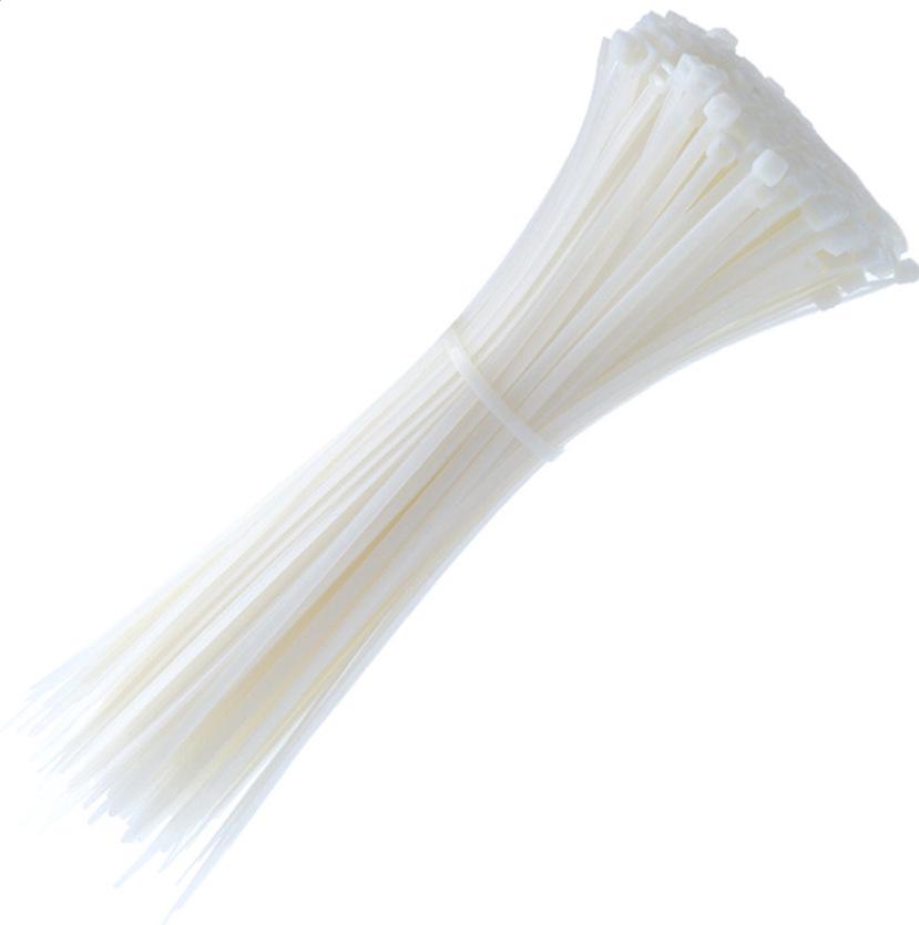 Multi-Size Self-Locking Nylon Cable Ties: Colored Plastic Straps for Binding and Bundling