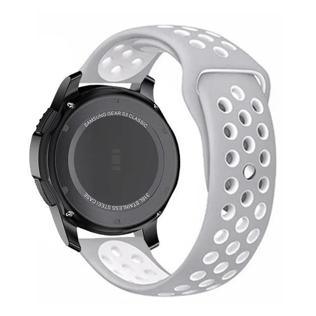 20mm 22mm Silicone Strap for Samsung Galaxy Watch 7 6 5 4 Classic 5pro/Gear S3 Bracelet for Huawei Watch 4/3/GT5 4 2e 46mm Band