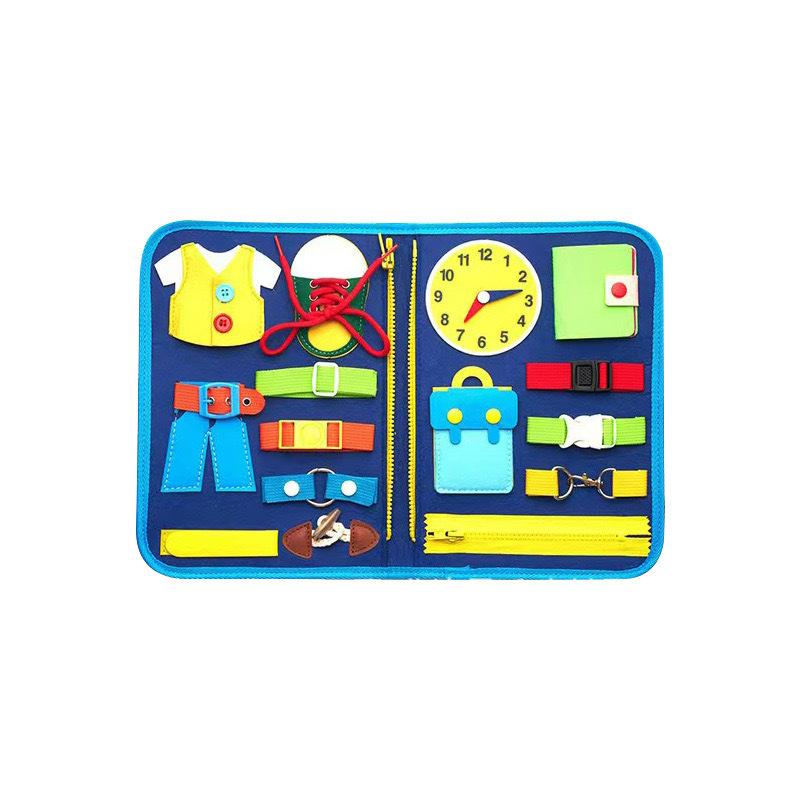 

Фетровая обучающая доска Специальные учебные пособия для раннего развития Печать Детские развивающие занятые игрушки Обшитая фетром доска Blue; 20 * 20