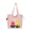 Women's Bag Large-capacity New Summer Versatile Drawstring Shoulder Shopping Bag Lazy Wind Commuter Tote Bag