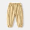 Spring new boys' casual pants elastic waist leggings boys' trousers solid color Harlan single trousers