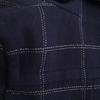 Marc by Marc Jacobs Check Pattern Wool Coat 4 Navy Women Used