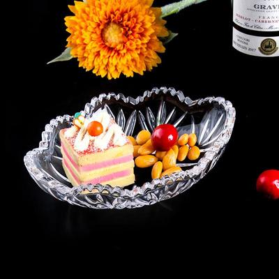 Crystal Glass Fruit and Dried Fruit Plate