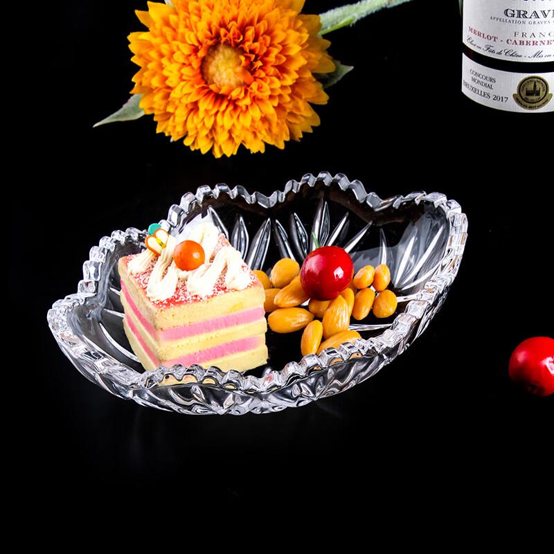 Crystal Glass Fruit and Dried Fruit Plate