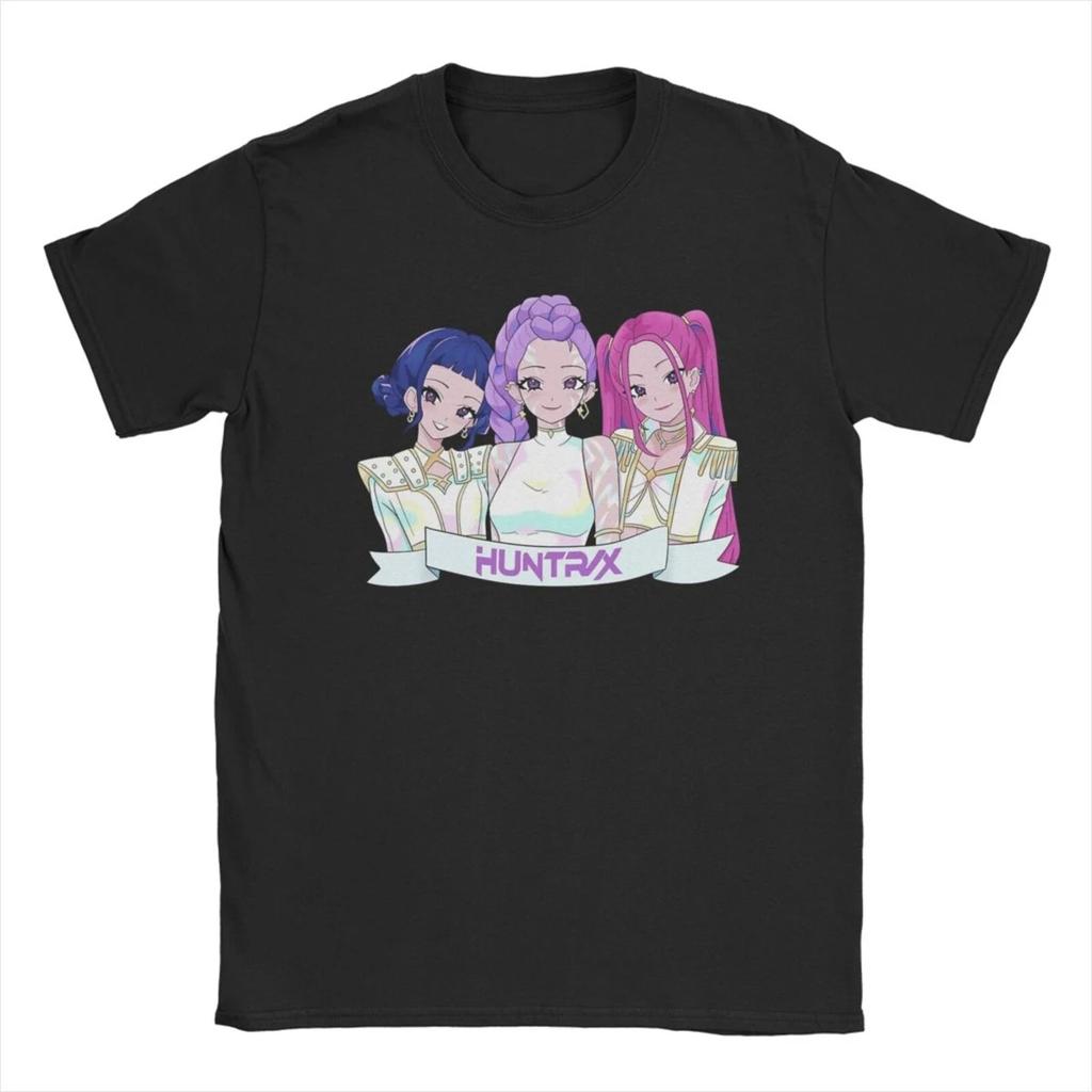 Damen Herren KPop Dämonenjäger Blauer Tiger T-Shirts Reine Baumwolle Kleidung Neuheit Kurzarm Rundhals T-Shirts Geschenkidee T-Shirts