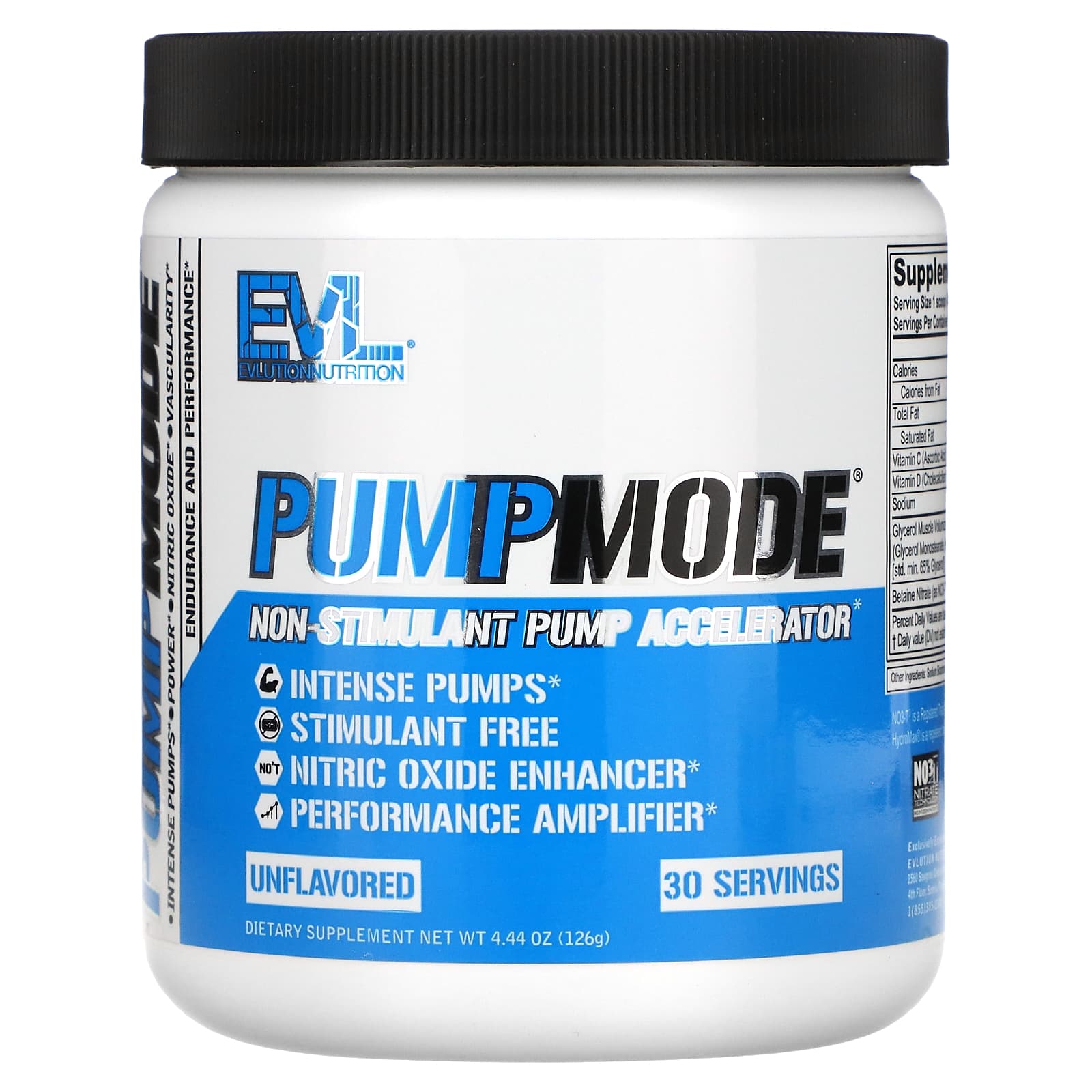 

EVLution Nutrition, PumpMode, Non-irritating Pump Acceleration, 4.44 oz (126 g)