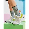 Nike Dynamo Free PS Gąbka Gąsienica Amortyzacja Niskie Dziecięce Buty Lifestyle Srebrno-Zielone Przedszkolne FN3690-180