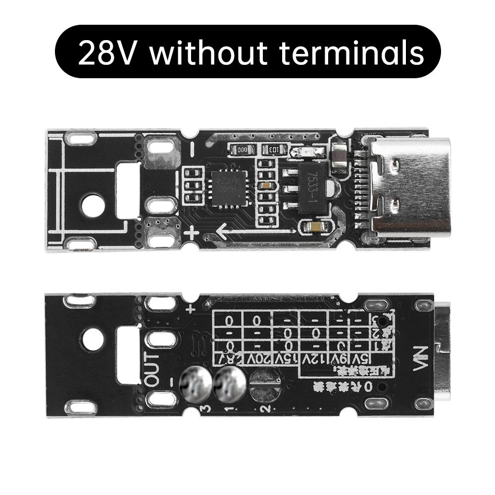 

140W 5A Type C на DC QC PD Швидка зарядка Плата-імітатор 28V 20V 15V 12V 9V 5V Тригери напруги Підтримка PD3.1 PD QC AFC FCP