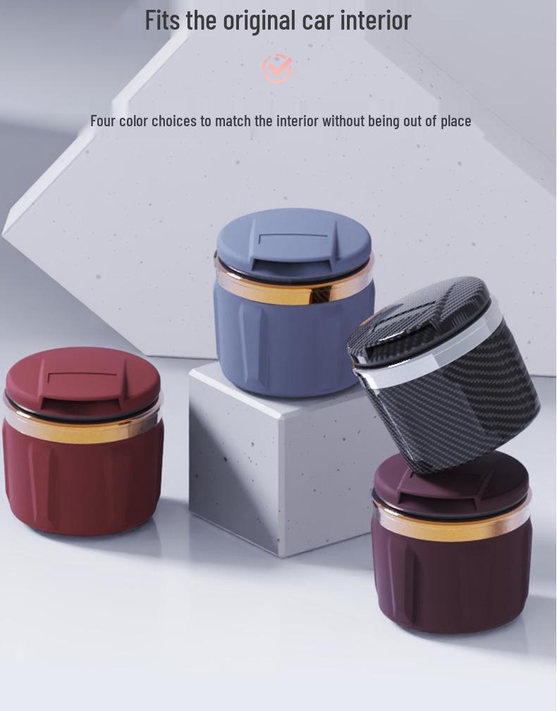 Porsche-Compatible Car Metal Ashtrays: Fits Cayenne, Macan, Panamera, 718, 911, Taycan