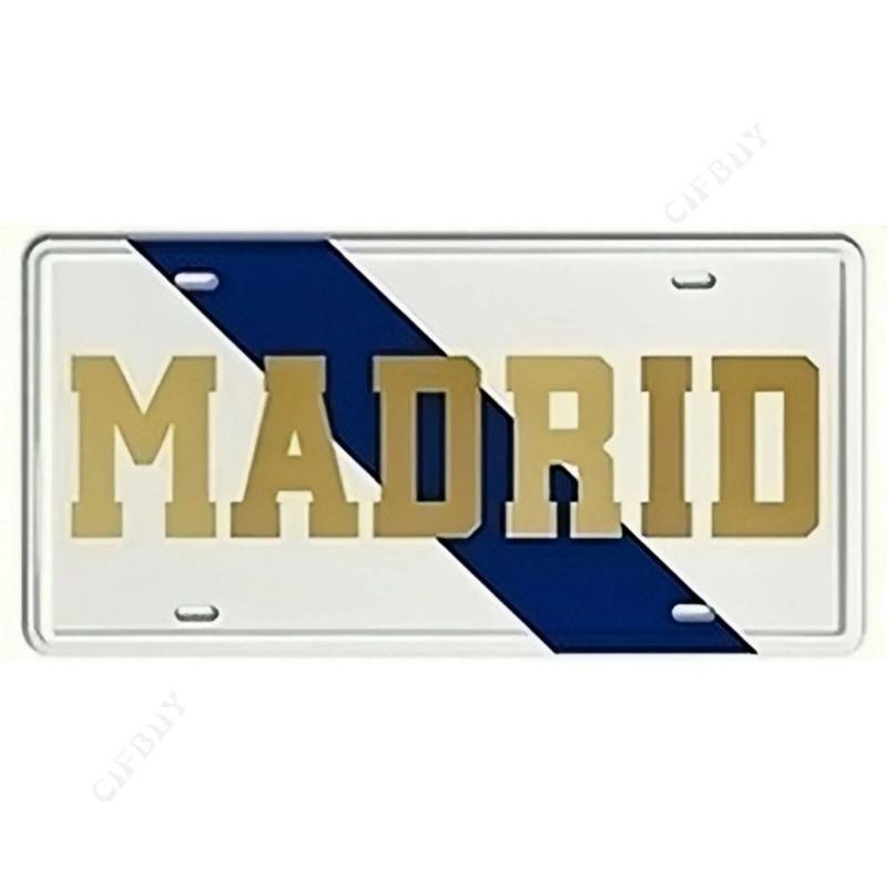 Souvenir Metal License Plate, Custom Auto Sign 15x30cm