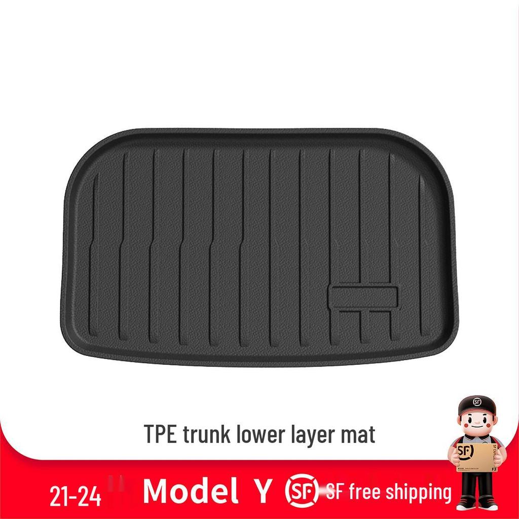 Tesla Model Y/YL/3 TPE Front & Rear Trunk Mats and Accessories