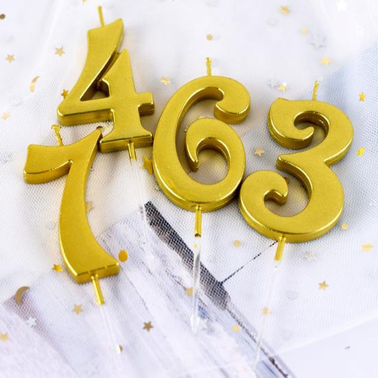 1 Stück Geburtstagskerze Lebendige Farbe Realistisch Aussehend Bienenwachs 3D-Effekt Cupcake-Kerzen für Zuhause