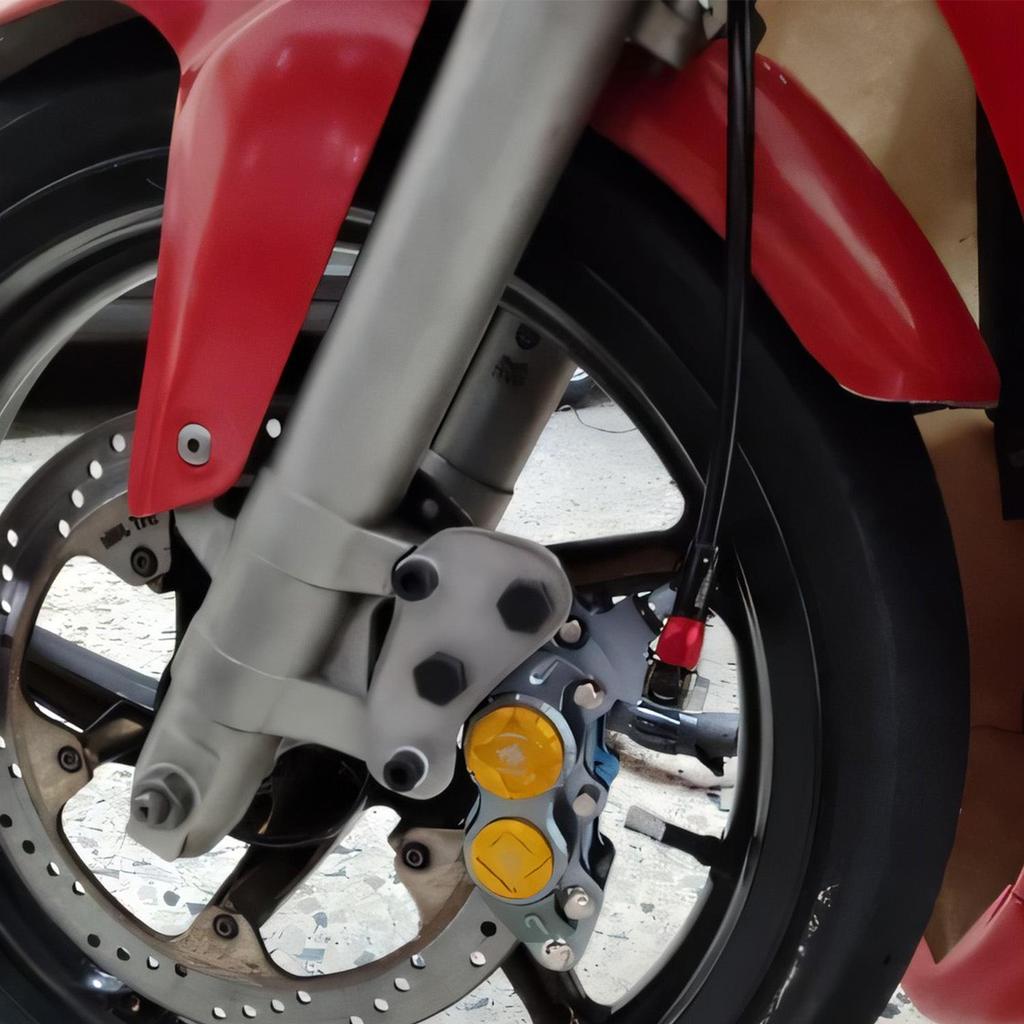 CNC Universal M10 Motorcycle Brake Oil Hose, AN3 High-Pressure Steel Braided with Multi-Angle Removable Banjo