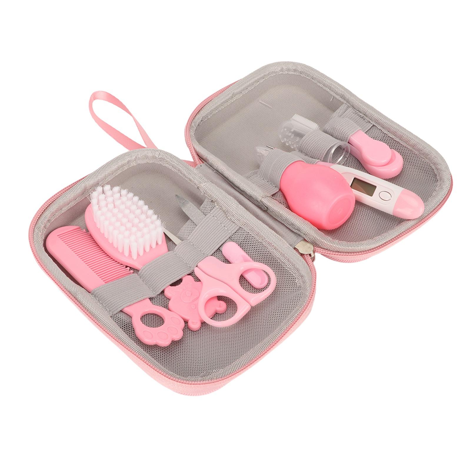 

Детский медицинский набор, очиститель носа, кусачки для ногтей, ножницы, зубная щетка, расческа, набор для ухода за младенцами