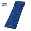 Lightweight Backpacking Mat Camping Sleeping with Pillow & Built-in Pump, Ultralight Single Portable Hiking Bed Person Air Mattress, Inflatable