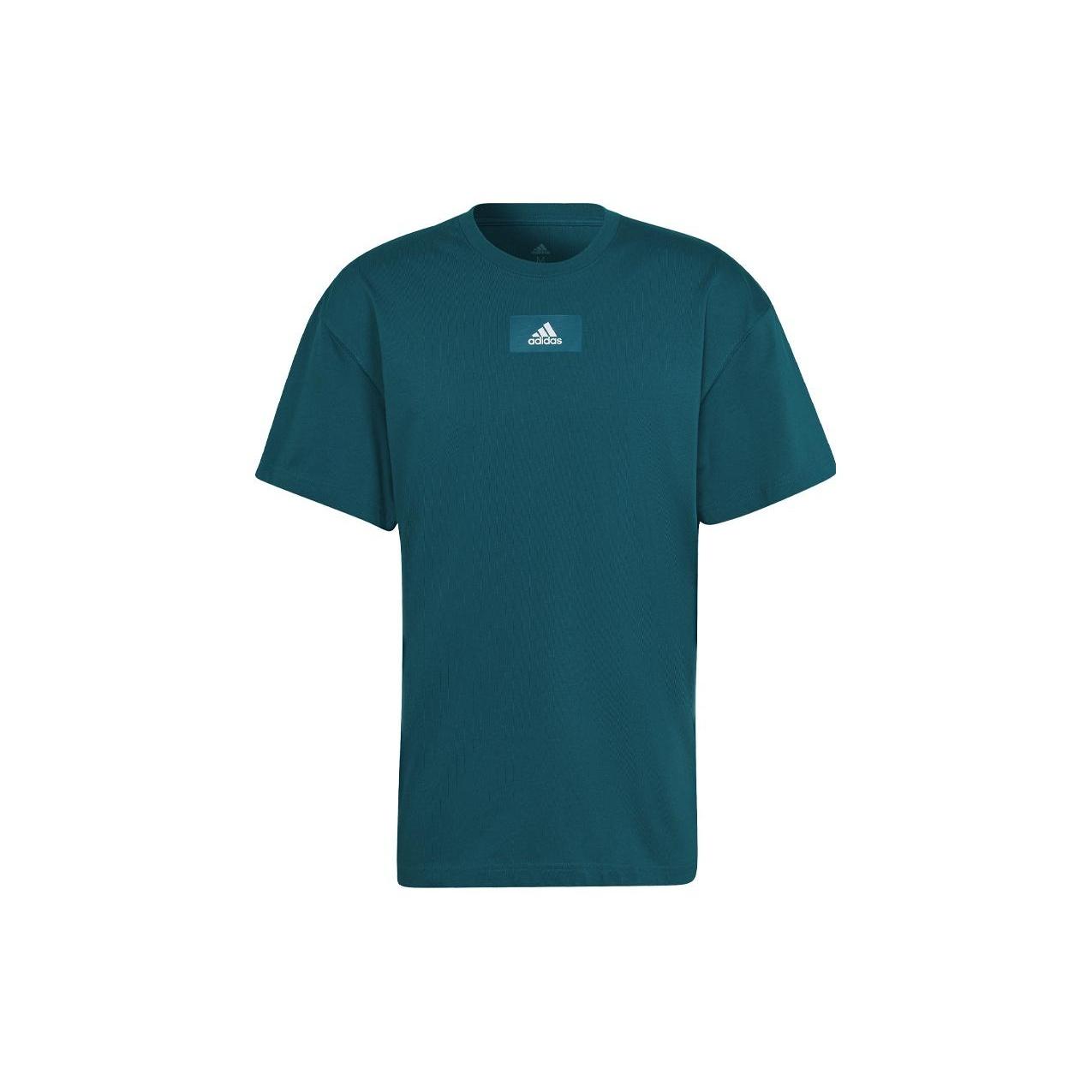 adidas Round Neck Short Sleeve Green Men s HE4356 XL