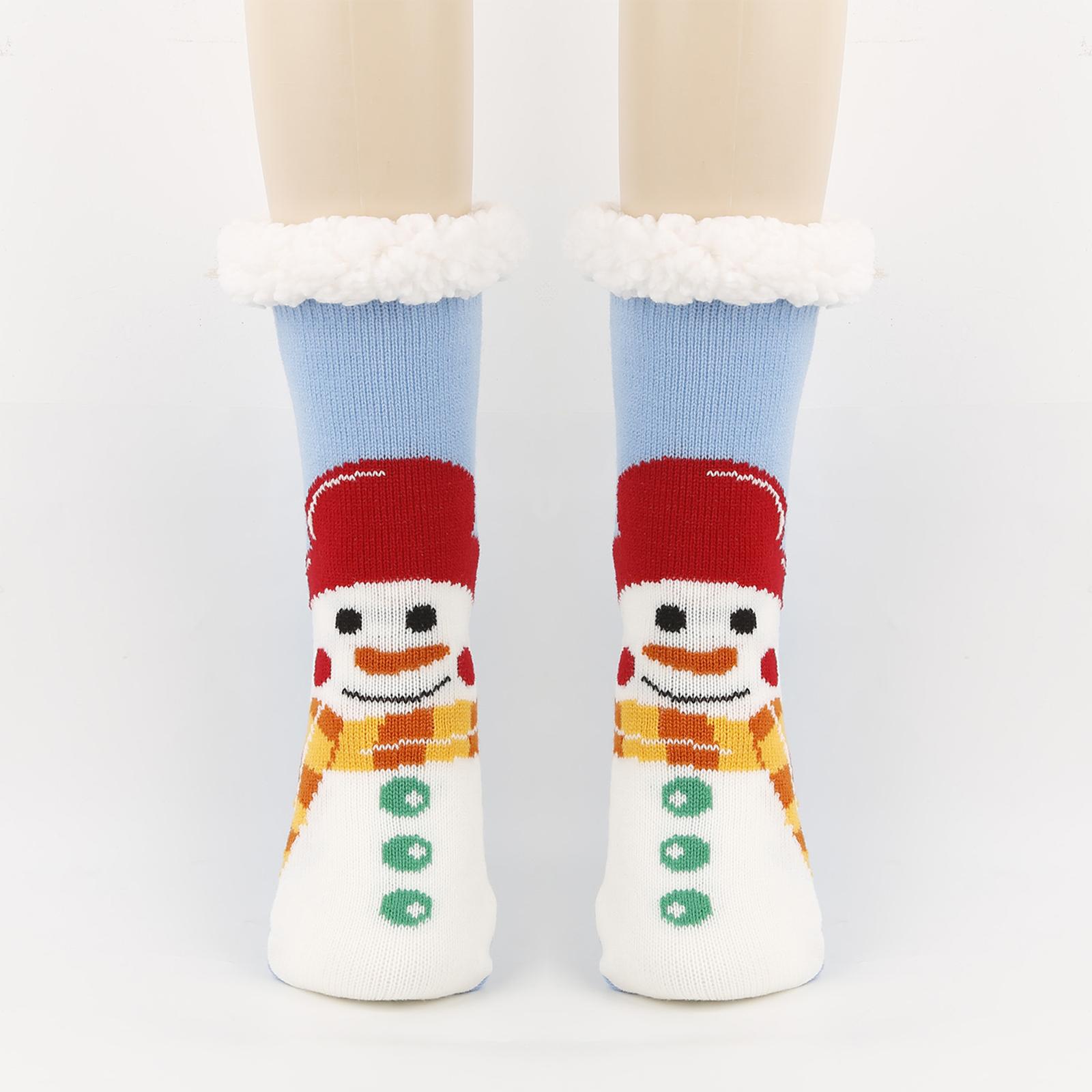 

Женские носки для пола, Теплые и толстые мультяшные животные, Устойчивые к холоду петельные носки для сна One Size