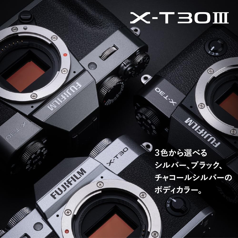 Fujifilm III Mirrorless Silver JP X-T30 Camera, F, X-T30 III-S