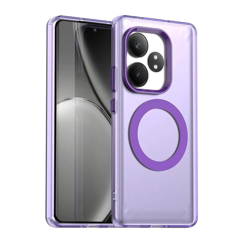 Dla OPPO Realme GT 6 6T Slim Odporny na upadki Wstrząsoodporny Odporny na odciski palców Magnetyczny Matowy Pokrowiec na telefon