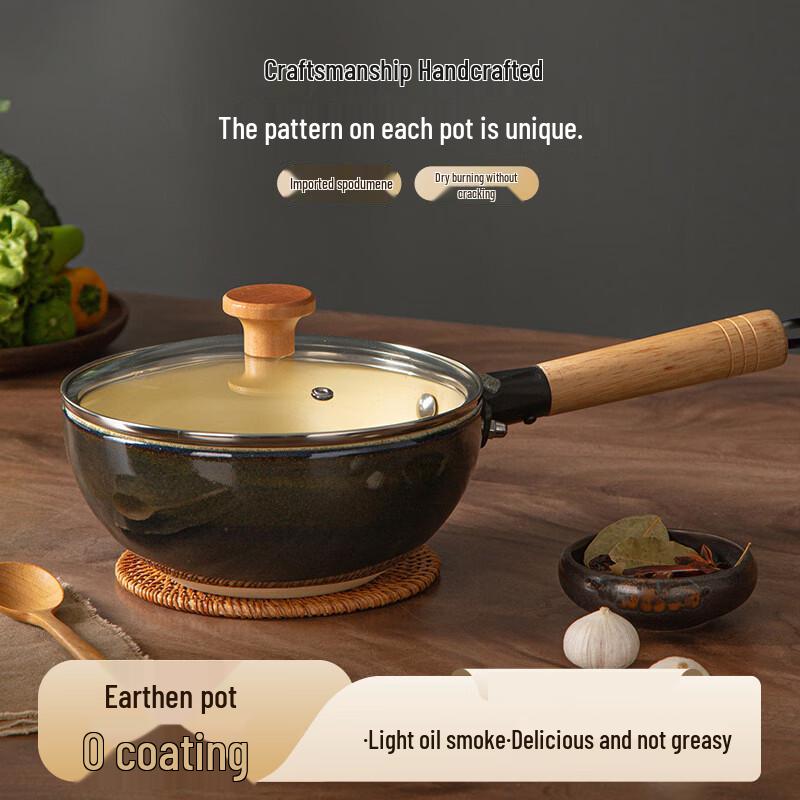 Weidu High-Temperature Ceramic Frying & Stew Pot