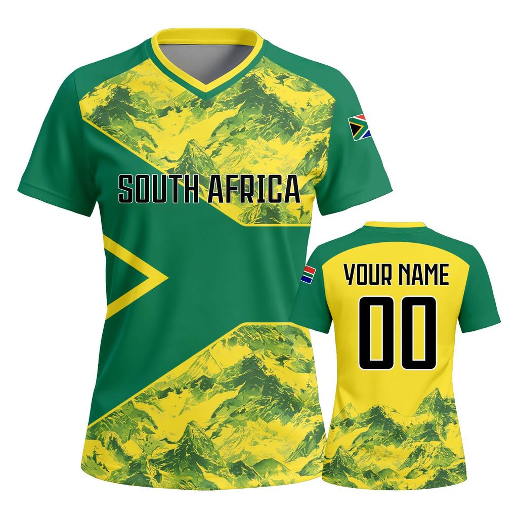 Custom Women Soccer Jersey Short Sleeve Breathable Athletic Top Personalized Team Name Number Sports Shirt for Match Training