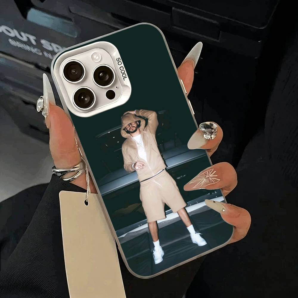 Rapper-Clarent Phone Case For iPhone 17,16,15,14,13,12,11 Plus,Pro Max,XS,white silver phone case