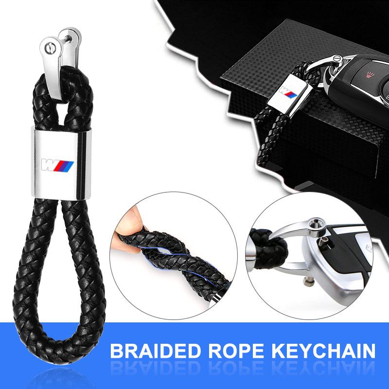 Metal Car Key Chain Key Ring Key Lanyard Car Emblem Styling For BMW M E34 E36 E60 E90 E46 E39 E70 F10 F20 F30 X5 X6 X1 DZ0