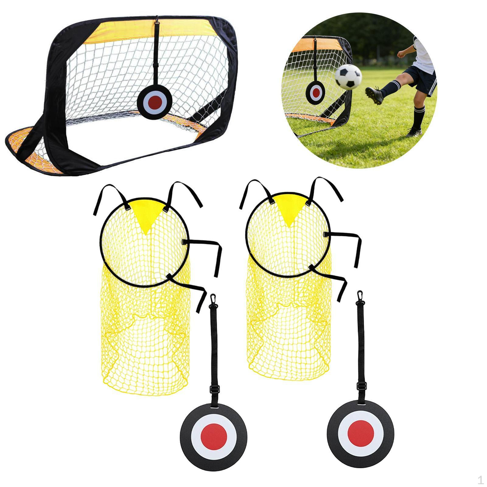 

Soccer Goal Target,Football Target Nets Portable Round for Courtyard Teens