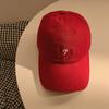Cotton Baseball Cap Sunscreen Cotton Peaked Hat Simple Embroidered 7 Cap  Outdoor