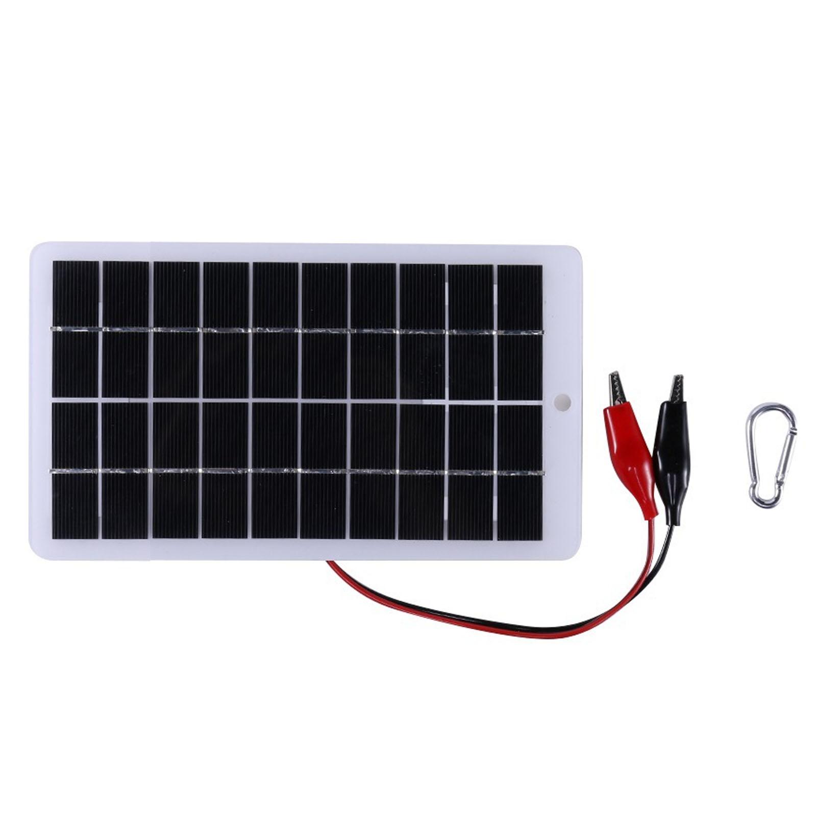 

Solar Panel 4W 5V Waterproof Solar Panel Charger Power Supply for 3.75V Batteries