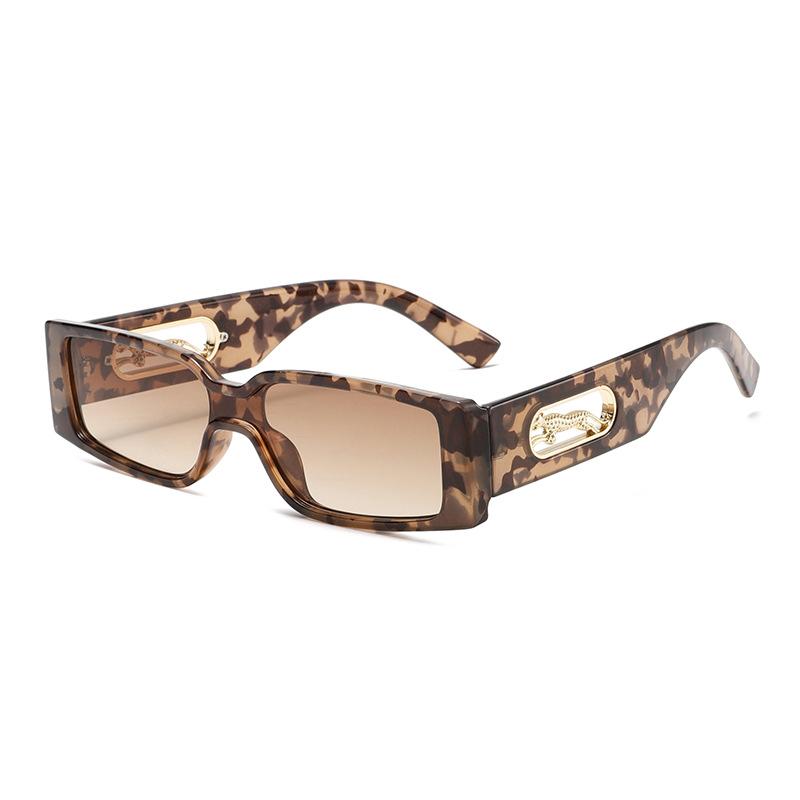 JYL TS Sunglasses Small Square Rivet UV European/1554