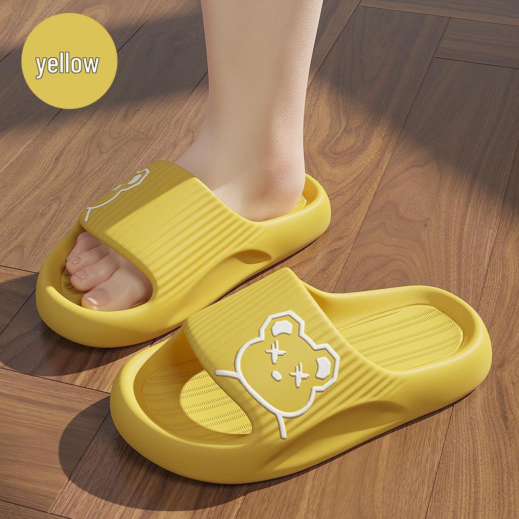 EVA Slippers: Women's Summer Couple Indoor, Thick Sole, Non-Slip, Cool, Men’s Plus Size 'Stepping On Clouds' Comfort