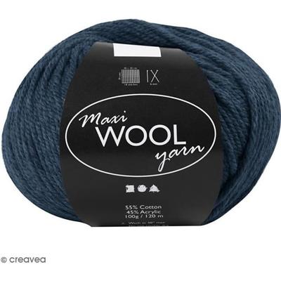 XL Maxi Wool Yarn Ball - 100g Blue