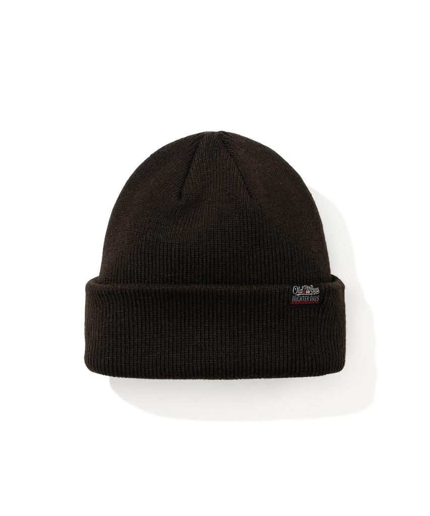 Bieseulaebis Basic Point Label Beanie Brown