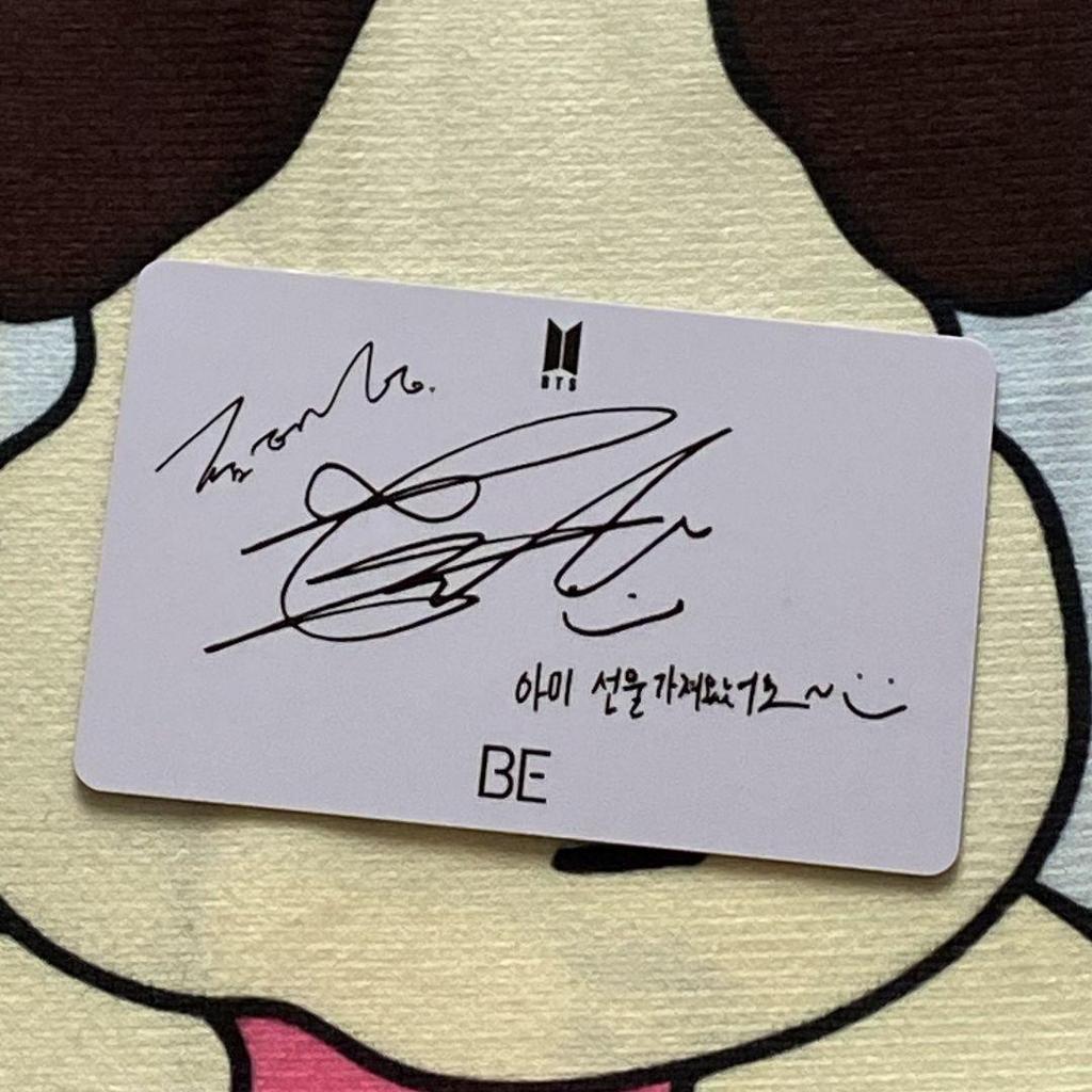 [USED] BTS Unreleased Lucky Drop Taehyung BE Korea Limited Trading Card