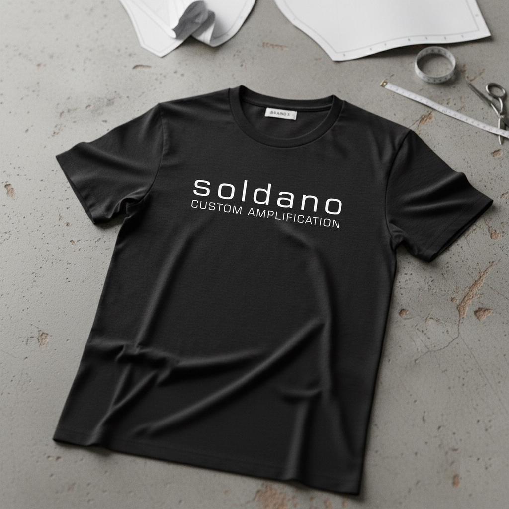 Soldano Custom Amplification Guitar Amp Graphic Tee, Rock Musician Shirt