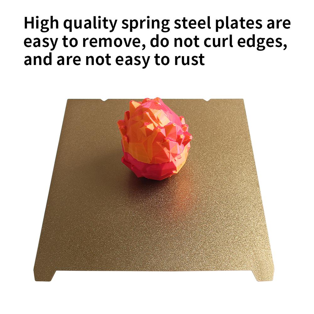3D PEI Sheet Print Bed Flexible Removable Spring Steel Build Surface 235x235mm Compatible with Creality K1 3D Priners