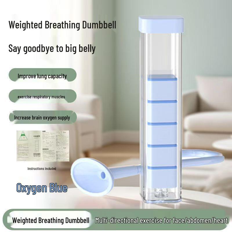 Abdominal Breathing Trainer: Dumbbell Exercise for Lung Capacity, Abdominal Muscles, Pelvic Floor, and Face Slimming.