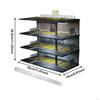 1/64 Model Car Display Case Miniature Scenario Simulated Parking Lot Scene Showcase Organizer