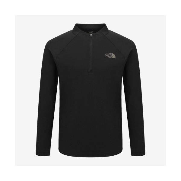 The North Face Ascend Long Sleeve Zip Logo T-Shirt Unisex Tops NT7LS03A