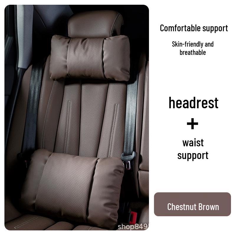 New Version Li Auto L6-L9 i6 i8 Car Headrest & Lumbar Support Pillow Set
