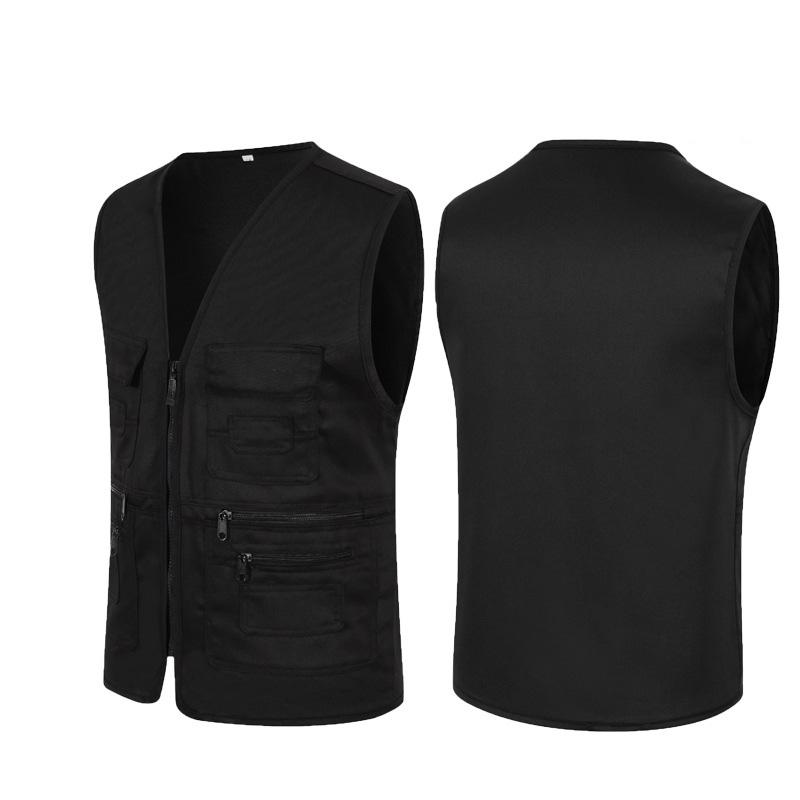 thin black vest