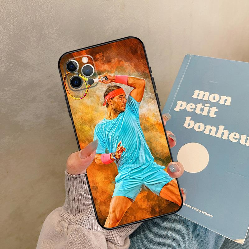 Rafael Nadal Hülle Für iPhone 14 12 11 13 15 16 Pro Max Mini X XS XR Plus Handyhülle Abdeckung