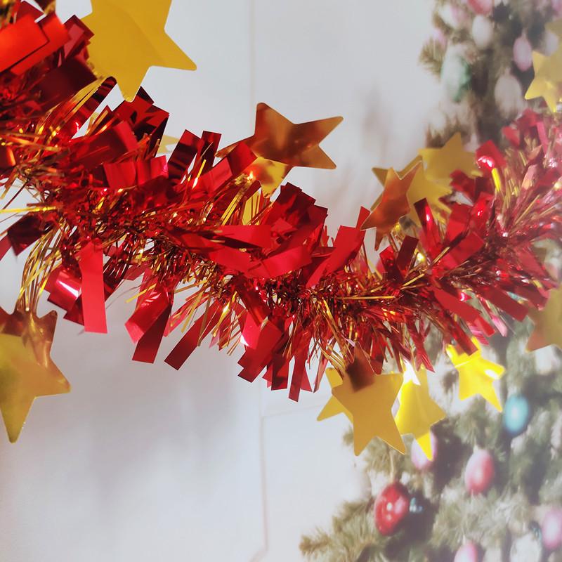 10m Dark Green Tinsel Ribbon & Feather Boa Christmas Tree Ornaments Set