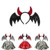 Halloween Bat Headband With Bizarre Animal Wings And Demon Skirt Costume
