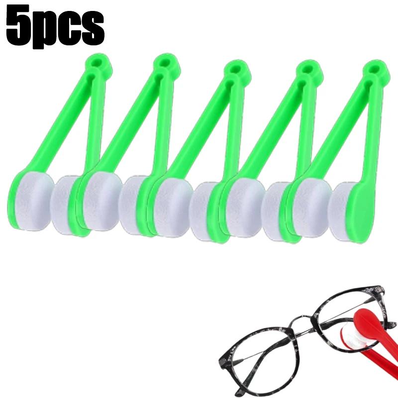 10pcs Fun Creative Multifunctional Glasses Cleaning Rub Eyeglass Sunglasses Spectacles Microfiber Cleaning Brushes Wiping Tools