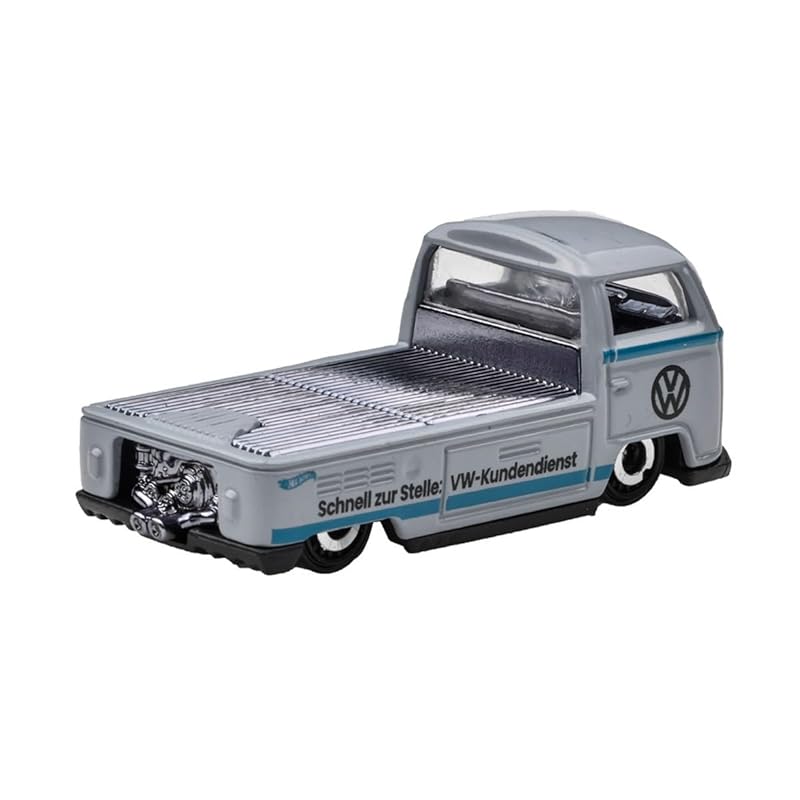 Hot Wheels Räder) Basisauto Volkswagen T2 Pickup Fahrzeug Spielzeug Miniauto Ab 3 Jahren weiß HXR02