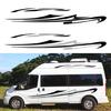Versatile Car Side Stripes Sticker Scratch Resistant Eye Catching Campers  Side Stripes Sticker Set for Motorhome