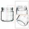 KADAX 10x Glas 200ml Glas für Konserven Marmelade Honig Ohne Deckel